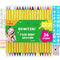 Bowitzki Face Paint Crayons for Kids 36 Jumbo Body Painting Marker Sticks Makeup Crayon Kit For Party Christmas Halloween with Face Painting Stenc...