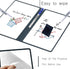 2Pcs Portable Small White Board Dry Erase Board,Reusable Erasable White Board with 3 Dry Erase Pen 2 Erasing Cloth for Business School Home Office...