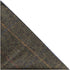 King & Priory Luxury Dark Olive Green Herringbone Check Pocket Square, Handkerchief, Tweed...