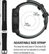 Compatible with Garmin Vivoactive 3 Band, 20mm Soft Silicone Watch Band for Garmin Vivomove 3/Music/Luxe/Style/HR/Forerunner 245/645 Music/Samsung...