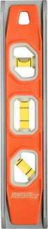 Johnson Level & Tool 1435-0900 Magnetic Glo-View Torpedo Level, 9", Orange, 1 Level...