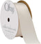 Berwick Offray 1.5" Single Face Satin Ribbon, Ivory White, 25 Yds...