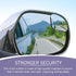 2 PCS Car Blind Spot Mirror, 1.96" Sector-shaped Frameless HD Glass Convex Wide-angle Glass Reversing Assist Mirror, Press-adjustable Accessories,...