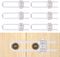 6-Pack Safety Cabinet Locks for babies, Child safety cabinet locks, baby Proof Cabinet latches, Adjustable U-Shaped Sliding Child locks for Closet...