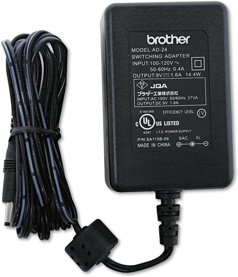 Brother PowerPayless.com 9V AC Adapter Replace AD-24 AD24 AD-24ES AD24ES for Brother P-Touch Label Printer...