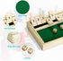 Wooden Shut The Box Game - Dice Game 2 Player,Board Game,Classics Tabletop Version,Popular Pub Game,math,travel for Kids and Adults for Classroom,...