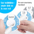 Baby Closet Dividers (Baby Blue) by Eli with Love – Set of 8 Baby Closet Size Dividers for Boys – Ideal Baby Clothes Dividers for Closet – Helps O...
