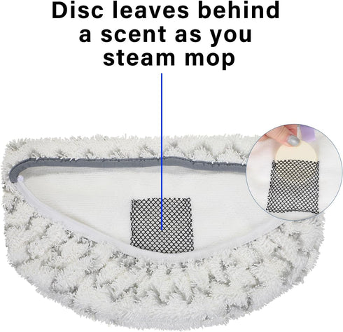 Maitys 24 Pieces Replacement Steam Mop Scent Disc Practical Fragrance Scented Pads Fragrance Discs, Compatible with Powerfresh and Symphony Series...