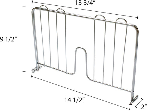 Thunder Group CMDC014 Shelf Divider 14"L Pressure-fit...