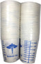 50 Graduated Medicine Paper Cups 3 oz for Epoxy Resin, Polyester Resin, Paints...