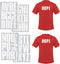 S.E.I 51 Pieces Iron-On Letters: 3 Inch White Iron-On Letters for Clothing, Block Fabric Letters for T-shirts, Jerseys, & More (Block Flock, White...