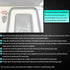 RV Led Awning Party Light, Led Awning Strip Light for Camper Motorhome Travel Trailer Concession Stands Food Trucks, Light Up Canopy Area for BBQ ...