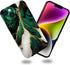 Case Compatible with iPhone 13 Case,Golden Green Marble 3D Design Phone Case,Stylish Durable Shockproof Raised Bumper Corners Case for 13 6.1 inch...