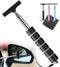Retractable Rearview Mirror Wiper, Side Mirror Squeegee, Portable Car Cleaning Tool for Rainy Weather, Universal Accessories (Black+Blue+Pink, 3PC...