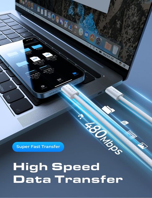 LISEN USB C to USB C Cable for iPad Pro 2024,60W 3-Pack 6ft USB C Cable Type C Fast Charging Charger Cable for iPhone 15 Pro Max Plus,iPad Pro 13 ...