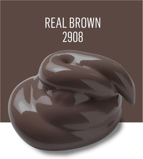 FolkArt Multi-Surface Paint in Assorted Colors (2 oz), 2908, Real Brown...