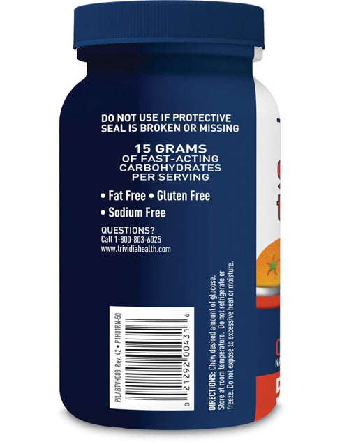 TRUEplus® Glucose Tablets, Orange - 50ct...