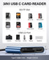 Hicober USB C to SD Card Reader, Micro SD Memory Card Reader, Type C to SD Card Reader Adapter 2TB Capacity for MacBook Camera Android Windows Lin...