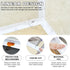 Marble Caulk Tape Waterproof Self Adhesive Caulking Strips 1.5” x 10.5ft Sealant Bath Sealing Strip Tape Decorative Caulk Stickers for Kitchen Bat...