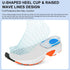 8 Pack Gel Heel Cushions - Heel Pads, Heel Inserts for Heel Pain Relief, Heel Cushion Inserts, Gel Heel Cups, Heel Support Heel Inserts for Planta...