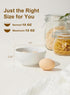 Yedio Small Bowls Set, White Ceramic Bowls of 6, 10 oz Porcelain Bowl for Kitchen Dessert Rice Side Dish Snack Soup Fruits Cereal Ice Cream, Micro...
