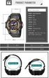 KXAITO Men's Analog Sports Watch Military Watch Outdoor LED Stopwatch Digital Electronic Large Dual Display Waterproof Tactical Army Wrist Watches...