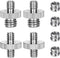 8PCS 1/4 Inch to 3/8 Inch Male Camera Screw Mount Adapter, 1/4 Inch to 1/4 Inch Male Tripod Screw Adapter, and 1/4 Inch Female Thread to 3/8 Inch ...