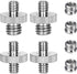 8PCS 1/4 Inch to 3/8 Inch Male Camera Screw Mount Adapter, 1/4 Inch to 1/4 Inch Male Tripod Screw Adapter, and 1/4 Inch Female Thread to 3/8 Inch ...