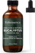 Folkulture Eucalyptus Essential Oil for Diffuser - 4 Fl Oz - 100% Pure, Natural and Undilluted Essential Oil, Premium Grade with Glass Dropper, Na...