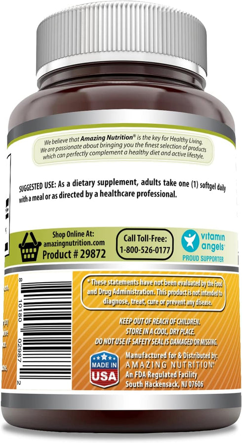 Amazing Formulas? Vitamin D3 in Olive Oil? Supplement | 5000 ?IU Per Serving | 360 Softgels | Non-GMO | Gluten Free | Made in USA...