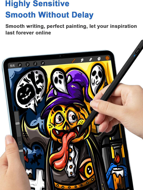 Stylus Pens for Touch Screens Magnetic POM Tip Tablet Pen Rechargeable Digital Pen Compatible with iPhone/iPad/iPad Pro/Lenovo/and Other iOS/Andro...