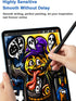 Stylus Pens for Touch Screens Magnetic POM Tip Tablet Pen Rechargeable Digital Pen Compatible with iPhone/iPad/iPad Pro/Lenovo/and Other iOS/Andro...