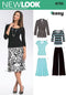New Look Sewing Pattern 6735 Misses Separates, Size A (10-12-14-16-18-20-22)...