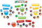 Ashley Productions Smart Poly Mini Bulletin Board Set, Stop Light Behavior, Control Your Emotional Zones, 45 Piece Set...