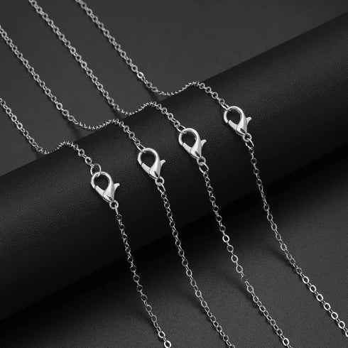 200 Pieces 12x6mm Rhodium Lobster Clasp Set Lobster Claw Clasps for Jewelry Making and Bracelets for DIY Craft Earring Necklace Bracelet Pendant C...