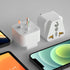 Bates- Universal Adapter, 4 Pack, Travel Adapter, UK to US Plug Adapter, Universal Plug Adapter Plug, Universal Travel Adapter, European to Americ...