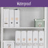 800 PCS 1-40 Number Stickers, Water/Oil/Tear Resistant Rustic Wooden Style Number Labels, Remove without Residue for Indoor, Outdoor, Office, Clas...