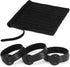 150PCS Reusable Fastener Straps - 6 Inch Cable Management Ties, Adjustable Hook & Loop Organizer Straps for Home, Office and Data Centers (Black)...