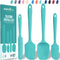 Silicone Spatula Set - 4-Piece Rubber Spatulas Silicone Heat Resistant 600°F for Everyday Task - Seamless Design Kitchen Spatulas for Nonstick Coo...