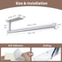 Paper Towel Holder Under Cabinet - Silver Paper Towel Holder Wall Mount, Stainless Steel, Self-Adhesive or Drilling, for Kitchen, Bathroom, RV...