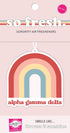 Alpha Gamma Delta - Rainbow Air Freshener - 2/Pack - Flowers & Sunshine Scent...