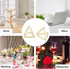 OLYCRAFT 36pcs Mini Place Card Holders Cute Table Card Holders Triangle Shape Wedding Table Number Holders Golden Photo Holder Pictures Stand Clip...