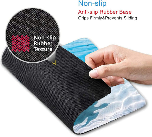 Sea Turtle Mouse Pad Non-Slip Rubber Base Gaming MousePads for Computers Laptop Office,Cute Mouse Pads with Designs for Women,9.5"x7.9"x0.12" Inch...