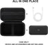 Hard Carrying Case for Tribit StormBox Flow Bluetooth Speaker, Travel Case with Zipper Mesh Pocket for USB-C Cable, Manuals and Other Accessories,...
