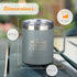Christian Art Gifts Stainless Steel Double Wall Vacuum Insulated Camp Style Travel Mug 11 oz Gray Coffee Mug with Lid and Handle for Men and Women...