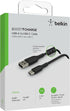 Belkin BoostCharge Braided USB-C to USB-A Cord (1M/3.3ft) for iPhone 15 Series, Samsung Galaxy S24 Series, Note20, Google Pixel 7 & 8, iPad Pro, N...