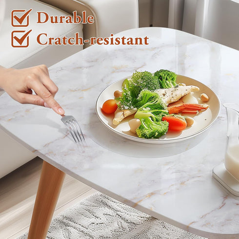 Haton Marble Contact Paper for Countertops Peel and Stick Wallpaper 17.5" x 78.7" Removable Self Adhesive Waterproof Wall Paper for Furniture Cabi...