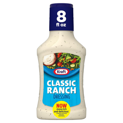 Kraft Classic Ranch Dressing, 8 fl oz Bottle...