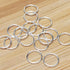 Chenkou Craft 1 Box 6 Sizes 2000pcs Open Jump Ring & Ring Jewelry Keychain Making from 4mm to 10mm with 1 pc Jump Ring Open/Close Tool and 1 pc Cl...