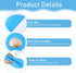 Silicone Baking Mat Cake Mat Round Silicone Baking Mat with Measurements for Cake Turntable Stand Pastry Baking Sheet, Non-Stick and Heat Resistan...